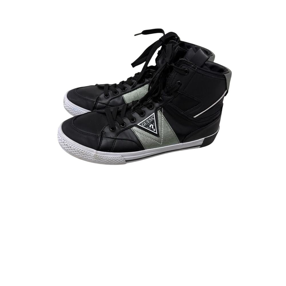 GUESS Men's Santino Triangle Logo High-Top Sneakers size 10.5
